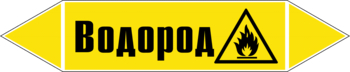 Маркировка трубопровода "водород" (пленка, 252х52 мм) - Маркировка трубопроводов - Маркировки трубопроводов "ГАЗ" - . Магазин Znakstend.ru