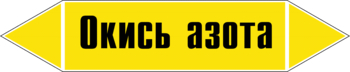 Маркировка трубопровода "окись азота" (пленка, 126х26 мм) - Маркировка трубопроводов - Маркировки трубопроводов "ГАЗ" - . Магазин Znakstend.ru