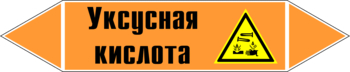 Маркировка трубопровода "уксусная кислота" (k06, пленка, 252х52 мм)" - Маркировка трубопроводов - Маркировки трубопроводов "КИСЛОТА" - . Магазин Znakstend.ru