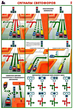 ПС48 Сигналы светофоров (пластик, А2, 2 листа) - Плакаты - Автотранспорт - . Магазин Znakstend.ru